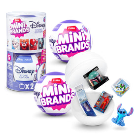 Mini Brands Disney Store Series 3 2-Pack miniatures for display.
