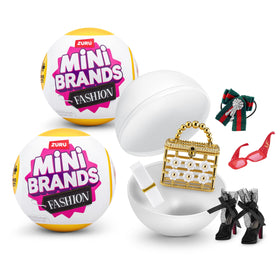 Mini Brands Fashion 2 Pack Series 3 capsules front view for display and collection.