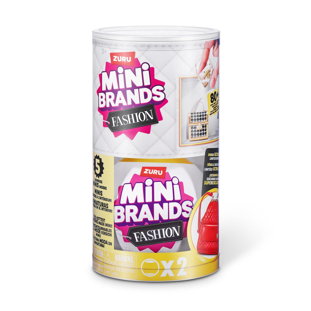 Mini Brands Fashion 2 Pack Series 3 capsules interior view ideal for gifting and collecting.