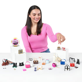 Mini Brands Fashion 80+ Minis hint at diverse styles for play and display.