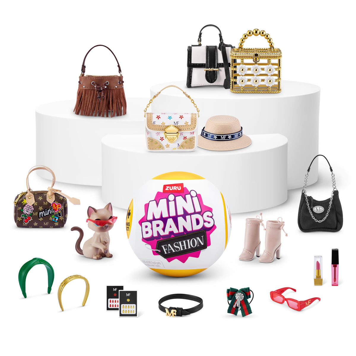 Mini Brands Fashion accessories are sized for dolls for imaginative styling.
