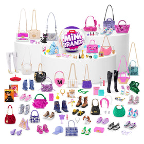 Mini Brands Fashion Series 4 mystery mini-items showcase miniature handbags and accessories.