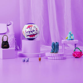 Mini Brands Fashion Series 4 pink platforms highlight runway-ready style on tiny feet.