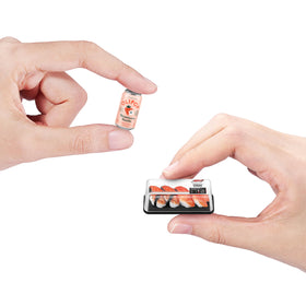 Unboxed capsule reveal of Mini Brands Fill the Fridge Mini Minis Series 1 with vibrant packaging