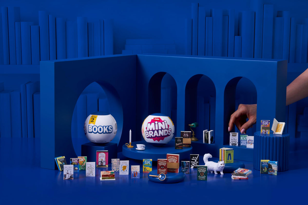 Mini Brands Mini Books Series 2 collectibles over 40: vast assortment for avid book collectors.