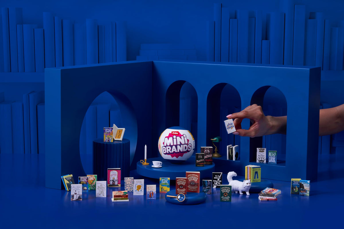 Mini Brands Mini Books Series 2 mystery toy inside: adds a surprise element to play sessions.
