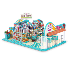 Mini Brands Retro Mini Mart sign with tap sounds for immersive play