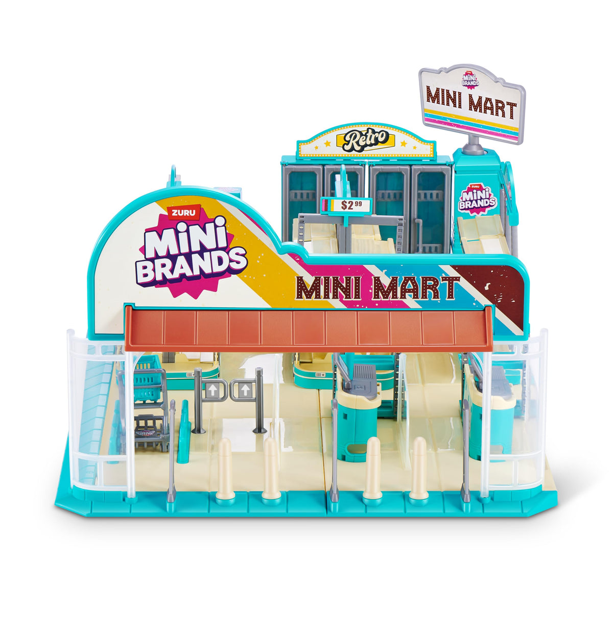 Mini Brands Retro Mini Mart storefront for imaginative play and display