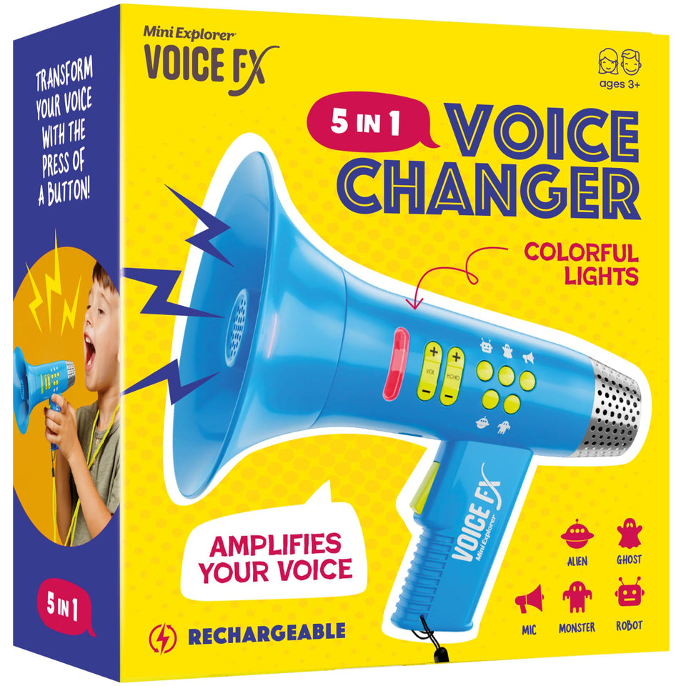 Mini Explorer voice changer in alien mode offers imaginative play for kids
