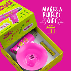 Mini Explorer voice changer pink child-friendly ergonomic design fits small hands
