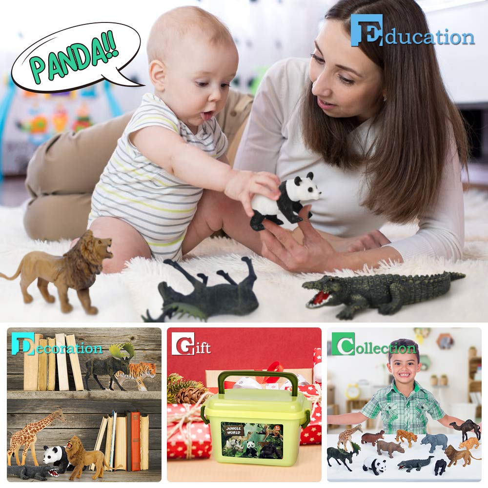 Mini Tudou elephant figure for sturdy, realistic playtime