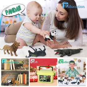 Mini Tudou elephant figure for sturdy, realistic playtime