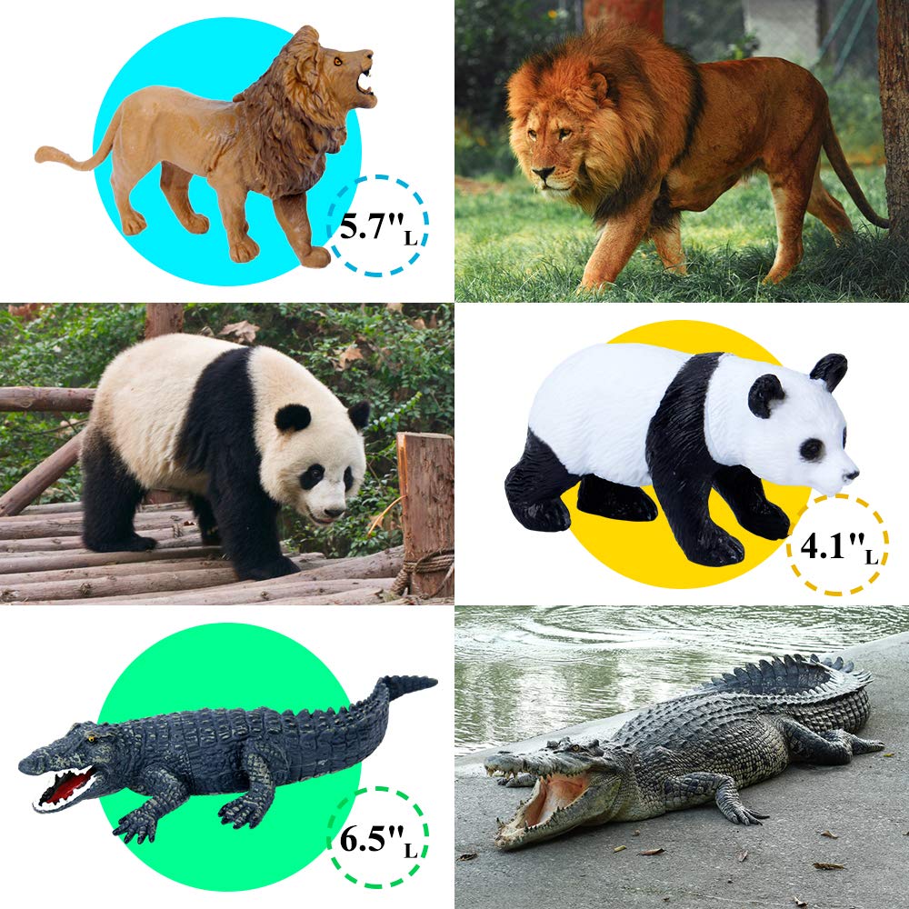 Mini Tudou hippo figure complements sensory jungle playtime