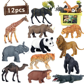 Mini Tudou safari lion figure for imaginative jungle play
