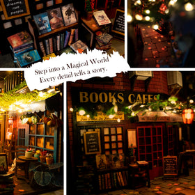 MINIALLEY Dreamy Book Nook Kit assembly—easy setup for DIY enthusiasts