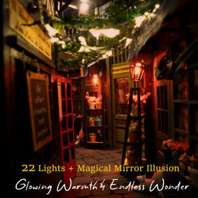 MINIALLEY Dreamy Book Nook Kit LED illumination—22 LEDs for vibrant ambiance