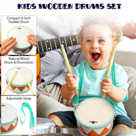 MINIARTIS tambourine with a bright jingle for beat recognition and movement.