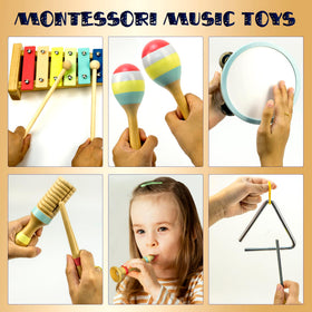 MINIARTIS trumpet offers simple wind-like sounds for social play.