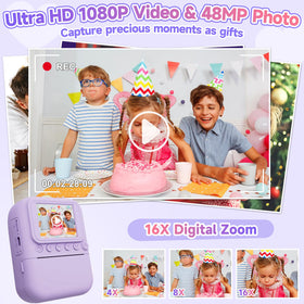 MINIBEAR kids camera captures 48MP photos for vibrant memories