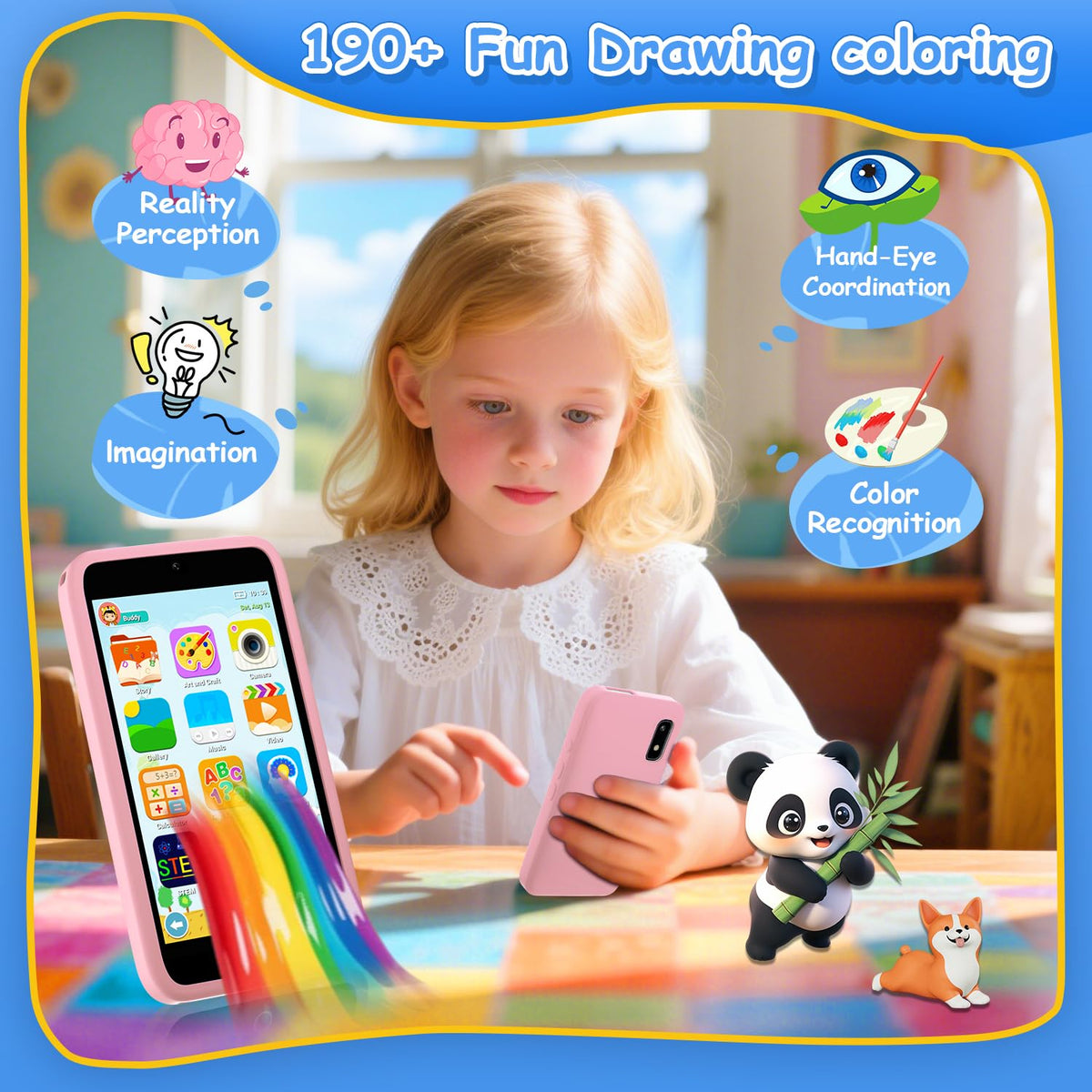No WiFi required, ideal for travel and quiet play.