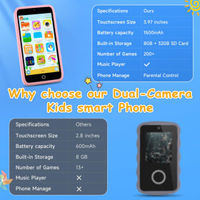 Parental control mode helps manage content and screen time.