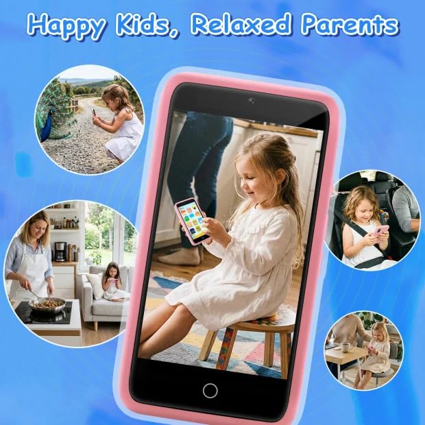 Selfie camera features frames and stickers for personalized photos.
