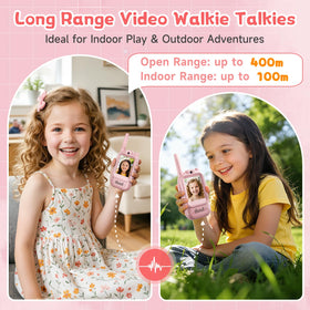 MINIBEAR video walkie talkie indoors with screen for quick family messages