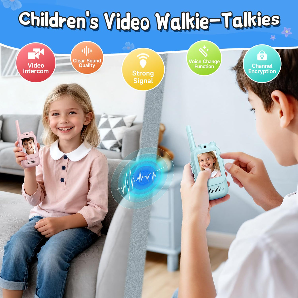 MINIBEAR video walkie talkies outdoor adventures enable family exploration.