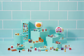 Mini Brands Fill The Fridge magnets add toggleable decor to the miniature kitchen.