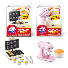 Mini Brands Magic Cook cupcake maker in action for imaginative pretend treats