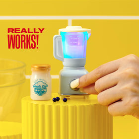 Mini Brands Magic Cook soft serve machine creates pretend treats with chilly delight