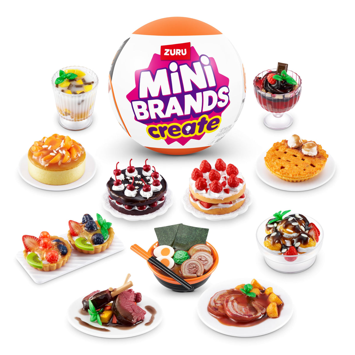 Mini Brands MasterChef apple pie capsule, scented edition for collectors.