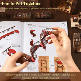 Gift-ready MiniCity Book Nook packaging for crafters and book lovers