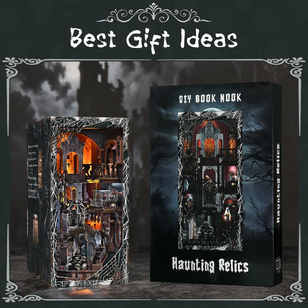MiniCity complete book nook kit makes a thoughtful gift for book lovers.
