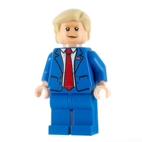Minifigures custom moulded hairpiece enhances authentic look and tactile detail.