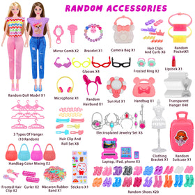 MINIFUN 11.5-inch doll fashion outfits with easy Velcro closures