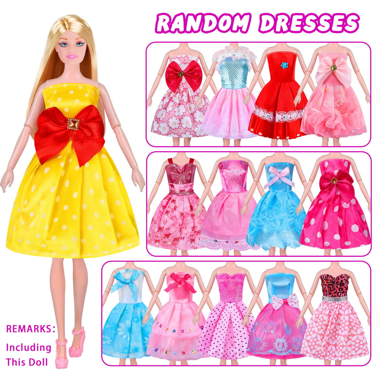 MINIFUN hair accessories complete looks with clips and ribbons
