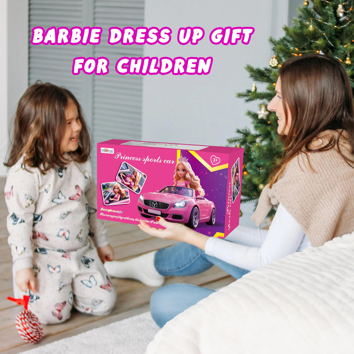 MINIFUN gift-ready doll playset ideal for birthdays and holidays.
