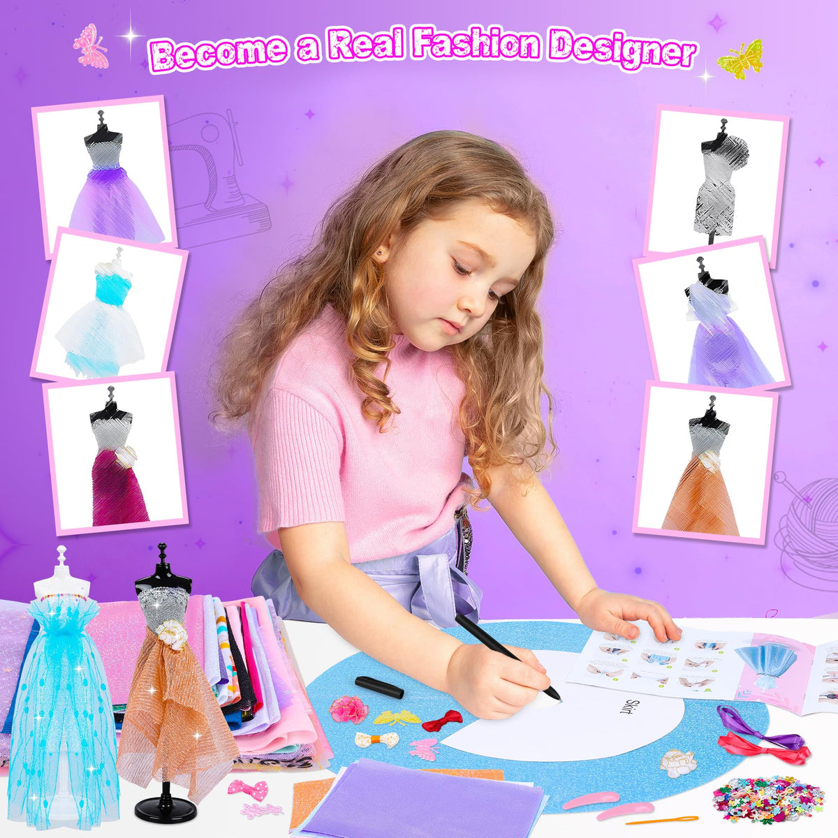 MINIFUN no-sew groove design enables quick, safe crafting