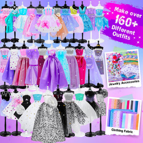 MINIFUN kit includes 1500+ materials for diverse doll outfits