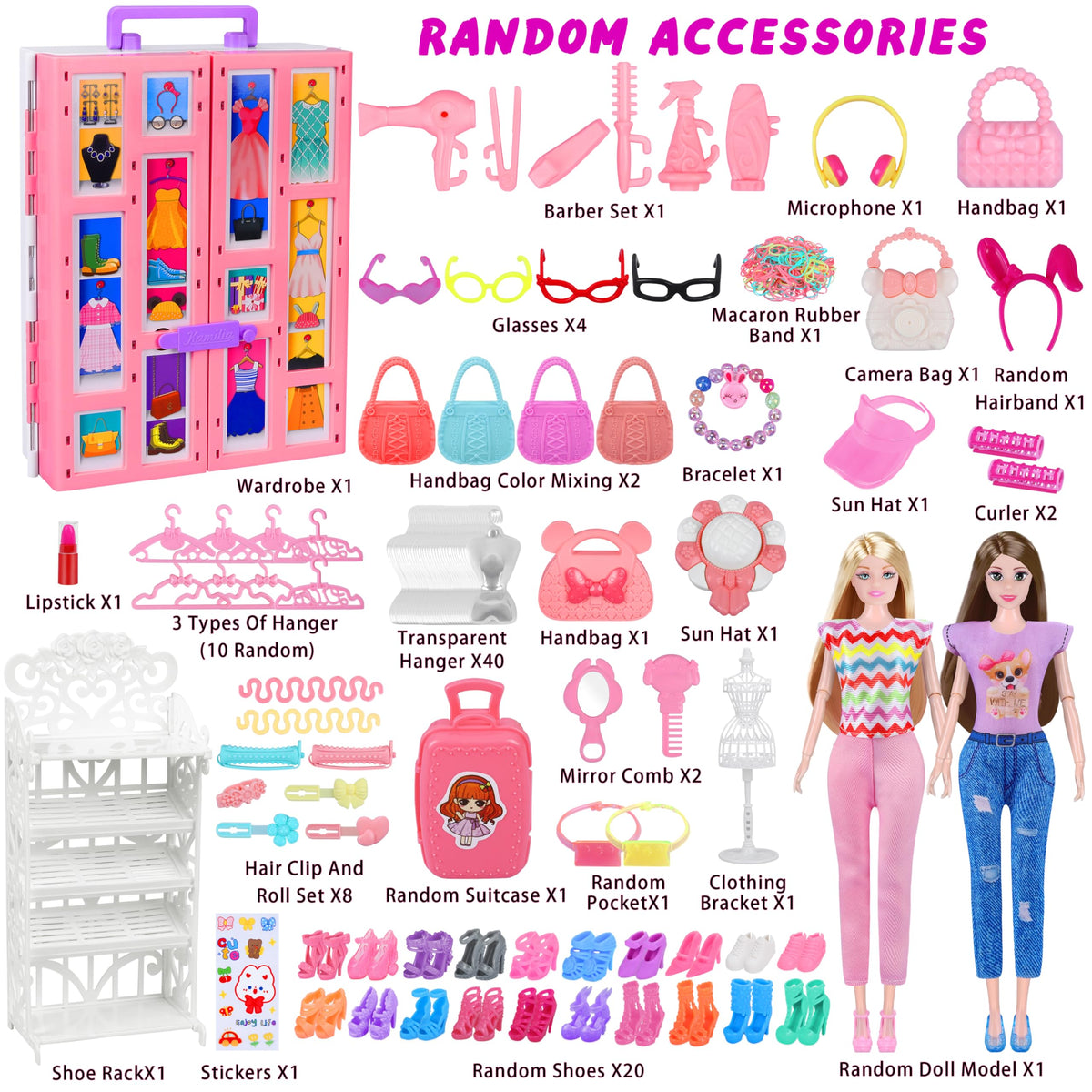 MINIFUN tops, pants, and jumpsuits set for mix-and-match outfits.