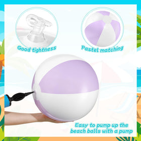 MiniInflat beach balls boost visibility in water and sand during play.