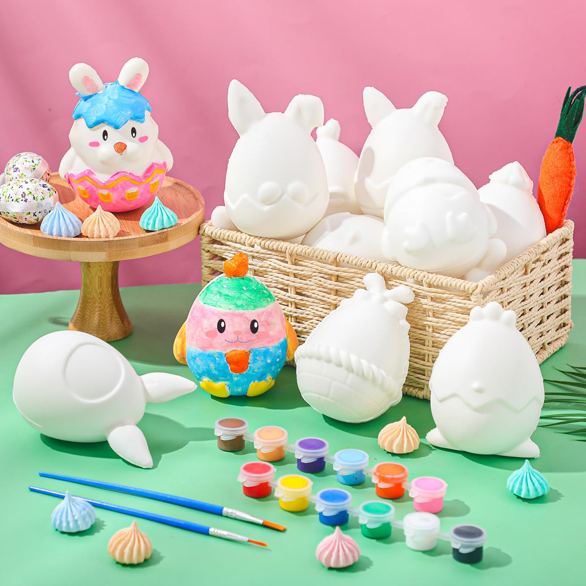 MiniInflat Easter craft collection shown for home decor.