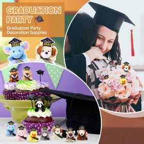MiniInflat small graduation plush with ribbon, ideal for classroom rewards