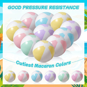 MiniInflat 16-inch inflated beach ball ready for pool games.