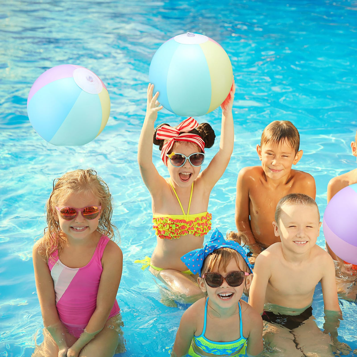 MiniInflat party-ready ball supports games, prizes, and lively water play.