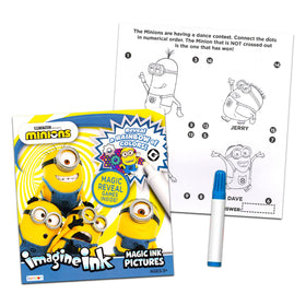 Despicable Me Minions Rise of Gru Imagine Ink marker—reveals rainbow colors for kids