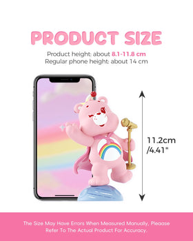 MINISO Care Bears Healing Planet Birthday Bear star figure brings festive charm to display