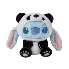 MINISO Disney Stitch 11-inch plush face close-up showing bright eyes for charm