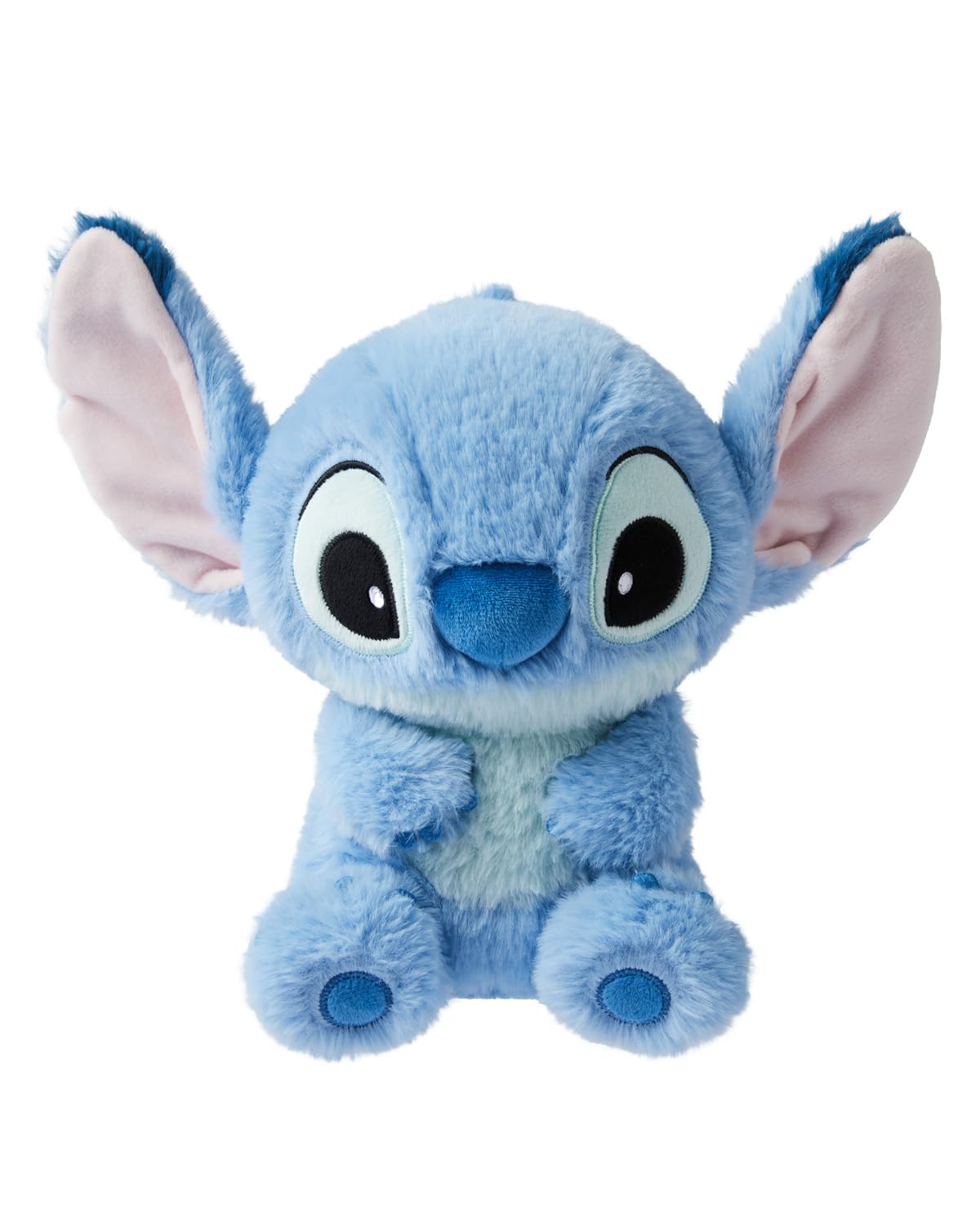 MINISO Stitch plush 9-inch stuffed animal, perfect for display or gift.